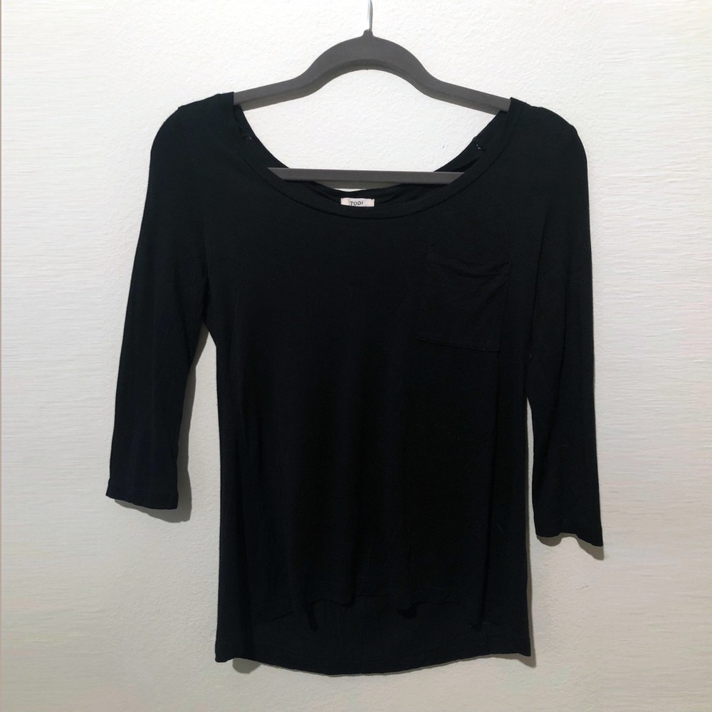 Tobi 3/4 Sleeve Pocket Tee